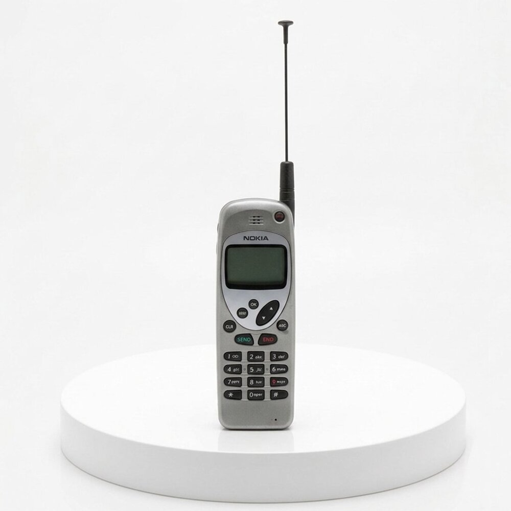 Vintage Nokia 252NP Cellular Phone – Silver/Grey Prop Collector Piece UNTESTED